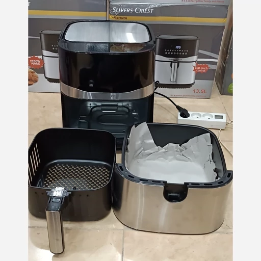 خرید سرخکن سیلور کرست 13.5 لیتری مدل 9922 | دو المنت بدون روغن