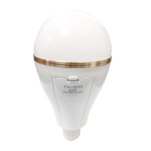 لامپ اضطراری شارژی مسافرتی ۳۰ وات کد 3933 و 4001 | نور قوی و قابل حمل