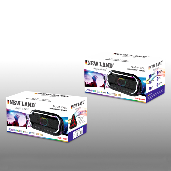 اسپیکر پارتی نیولند NL-3110BL | خرید اسپیکر NEWLAND اصل
