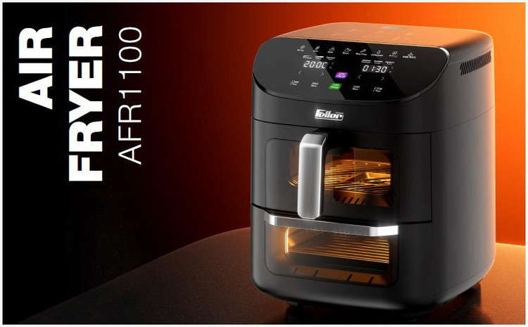 سرخ کن فلر AFR1100 | خرید سرخکن دو قلو 11 لیتری Feller با 11 برنامه پخت