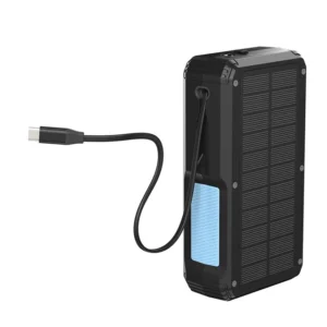 پاوربانک خورشیدی پاورولوژی مدل PPBCHA77 ظرفیت ۲۷ هزار میلی‌آمپر