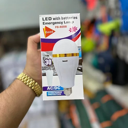 لامپ اضطراری شارژی 30 وات مدل F0-4008 | خرید لامپ LED اضطراری اصل