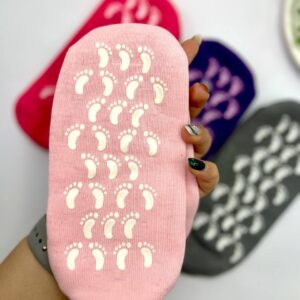 جوراب ضد ترک پا سیلیکونی وارداتی اصلی | خرید جوراب سیلیکونی طبی