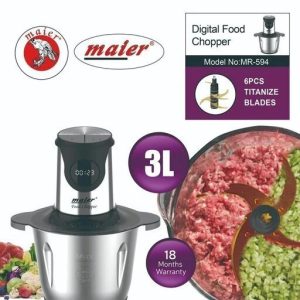 خردکن مایر MR594 | خردکن ۳ لیتری با ۶ تیغه استیل اصل