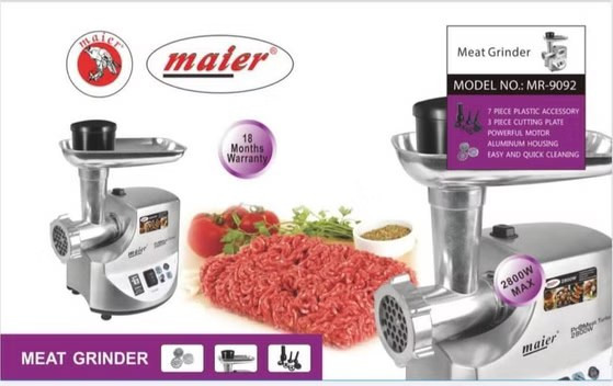 چرخ گوشت مایر MR9092 | خرید چرخ گوشت استیل ضد زنگ از ریوکالا