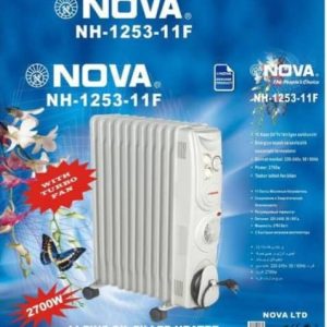 شوفاژ برقی نوا NH-1253 | شوفاژ 11 پره روغنی کم‌مصرف