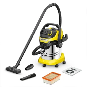 جارو برقی صنعتی کرشر WD5 | جارو آب و خاک 25 لیتری Karcher