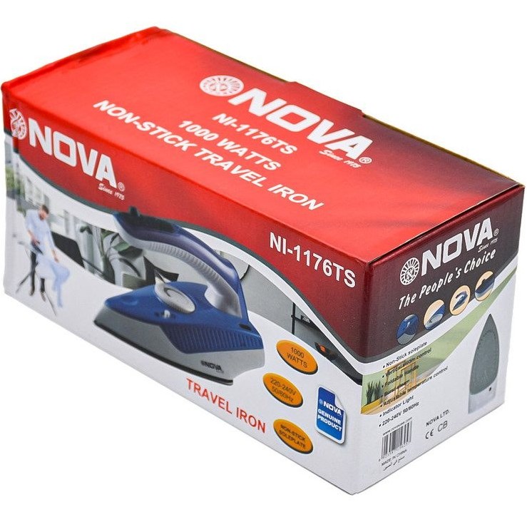 اتو بخار نووا NI-1176TS مسافرتی | خرید اتو بخار جمعوجور از ریوکالا