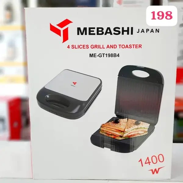 گریل میکر مباشی مدل GT198 | گریل، ساندویچ و اسنک خانگی