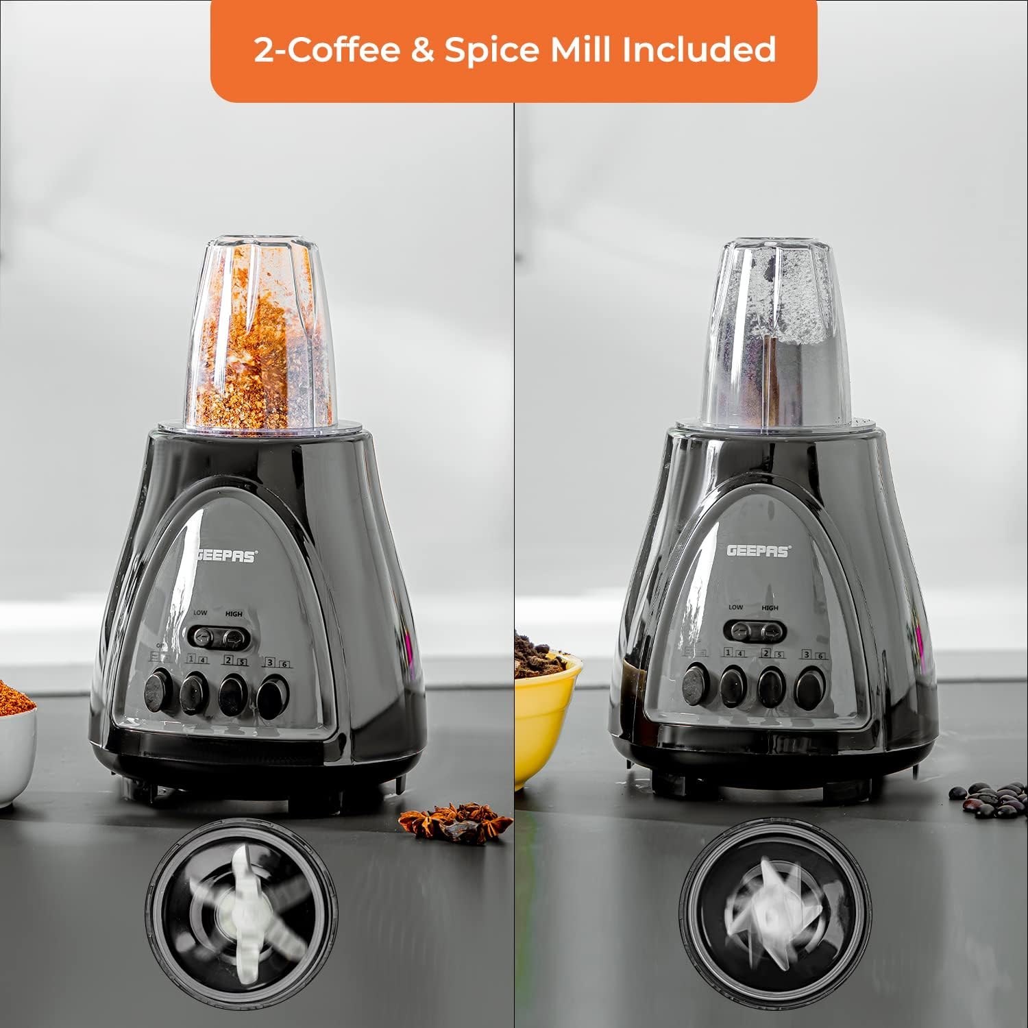 مخلوط کن جیپاس مدل GSB44034 | Blender Geepas از