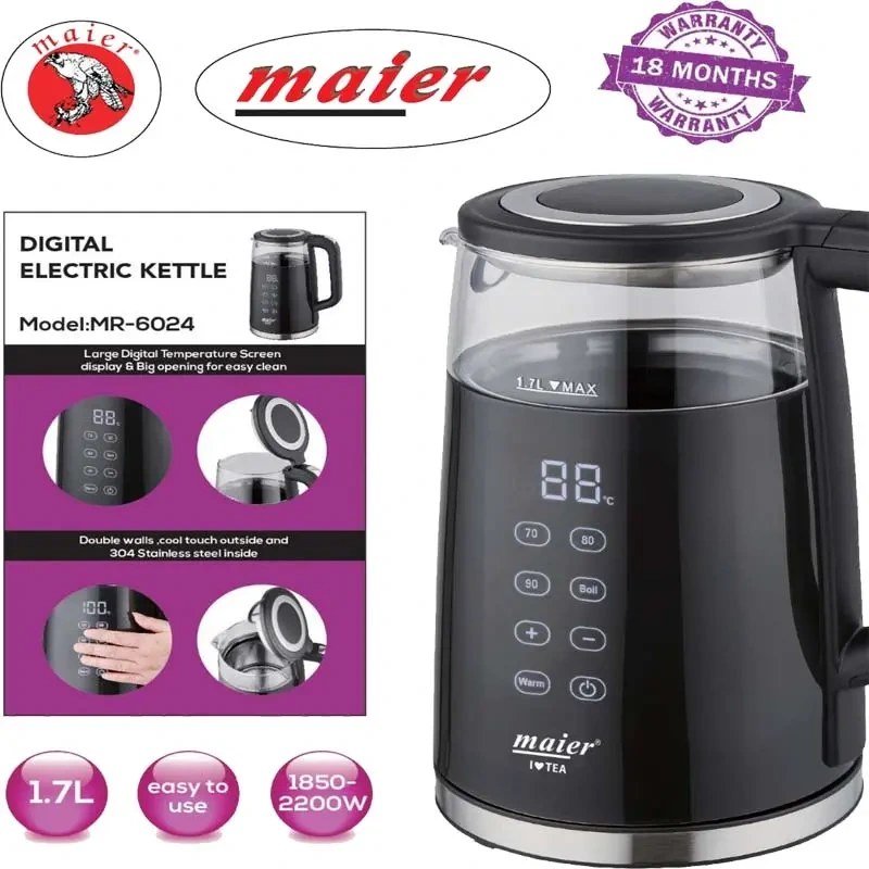 کتری برقی مایر MR6024 | خرید کتری برقی استیل و سریع