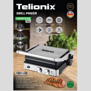 گریل ساز تلیونیکس مدل TGM1238 | گریل خانگی چندمنظوره