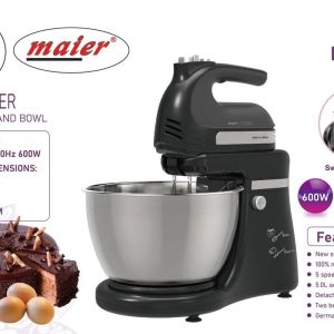 همزن کاسه‌دار مایر MR998 | خرید همزن حرفه‌ای خانگی