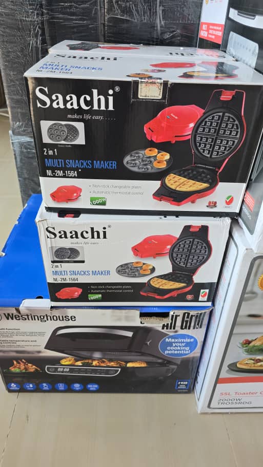 وافل ساز ساچی مدل 1564 | خرید وافل و دونات ساز Saachi از ریوکالا
