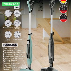 بخارشو تلیونیکس TSM4960 | جارو + بخار + ساب همزمان | خرید از ریوکالا