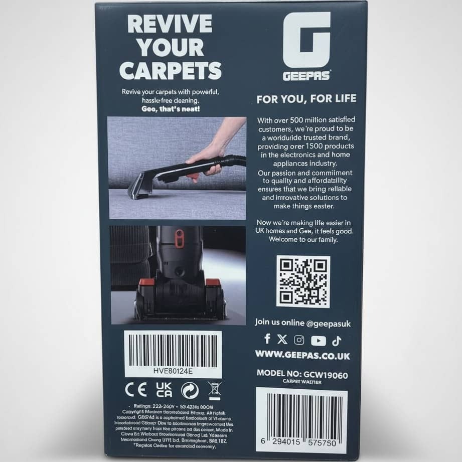 فرش شوی جیپاس مدل GCW19060 | شستوشوی عمیق فرش و مبل