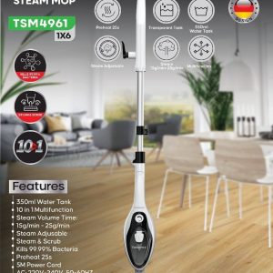 بخارشوی تلیونیکس TSM4961 | دستگاه نظافت و ضدعفونی خانگی